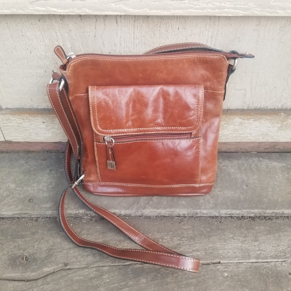 Gianni Bernini Crossbody Leather Bag